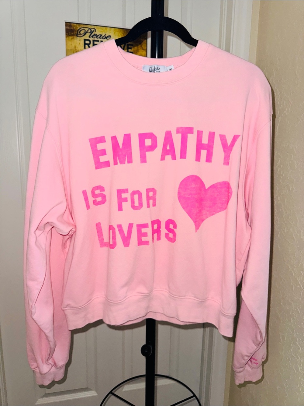 Mayfair Empathy is for Lovers Sweatshirt - Size L/XL
